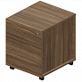 Тумба мобильная 3 ящика усиленные колёсные опоры без ручек   UMP3S Artwood