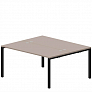 Составной стол на 2 рабочих места 158 см (4 громмета)      STN2TG168