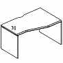 Стол эргономичный "Техно" на каркасе ДСП (1 скос) правый МР МП 062.02