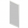 Дверь низкая стеклянная в алюминиевой раме  Rio Project R-03.1