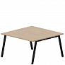 Составной стол на 2 рабочих места 138х136,6 см (4 громмета)  ARN2TG147