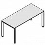 Рабочий стол с П-образными опорами 5-th Element 173048