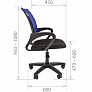 Офисное кресло CHAIRMAN 696 black