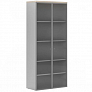 Шкаф высокий большие алюминиевые двери FLS332
